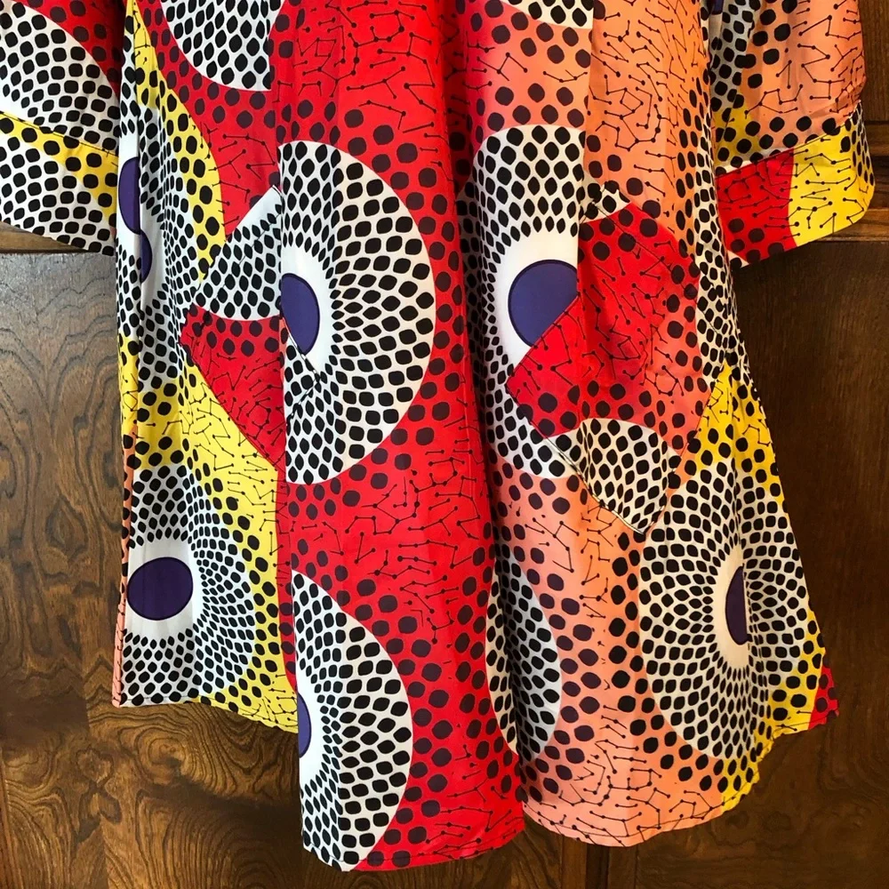 African print tunic - Picture 3 of 8